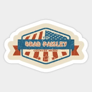 the Brad Paisley vintage Sticker